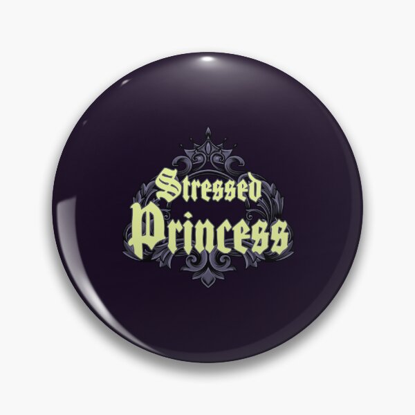 Item preview, Stressed Princess - Dark Crown White designed and sold by LauziCods.