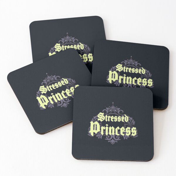 Item preview, Stressed Princess - Dark Crown White designed and sold by LauziCods.