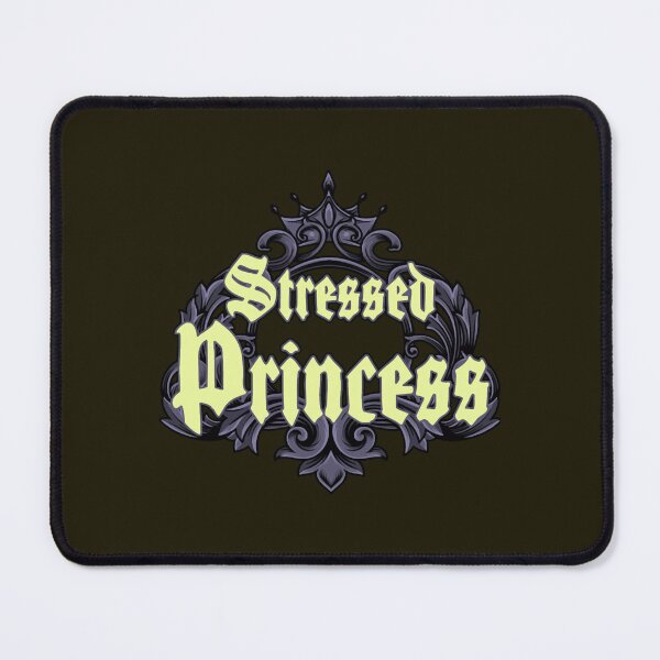 Item preview, Stressed Princess - Dark Crown White designed and sold by LauziCods.