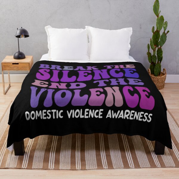 Item preview, End The Violence Domestic Violence Awareness Groovy designed and sold by iyewmpbrkv85.
