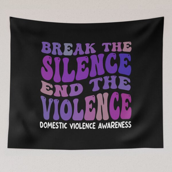Item preview, End The Violence Domestic Violence Awareness 	 Groovy 		 designed and sold by iyewmpbrkv85.