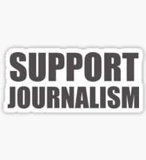 Support Journalism Sticker