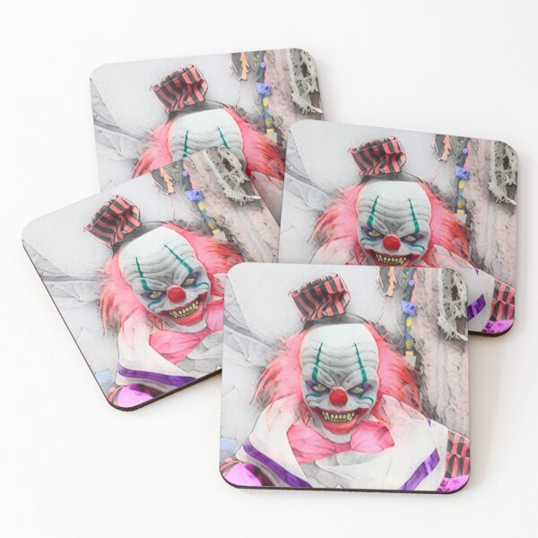 Item preview, Scary Clown with Striped Hat In Washed Out designed and sold by Fearless-Fox.