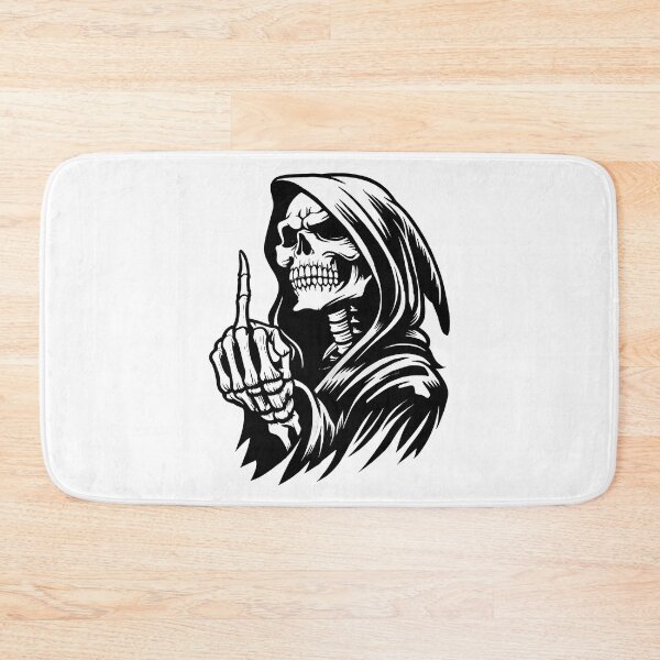 Item preview, Grim Reaper Grunge Skull Dark Gothic Brush Art designed and sold by DamianRoy88.