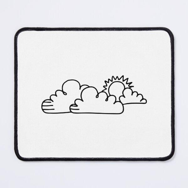 Item preview, A row of clouds moving slowly across the sky designed and sold by rasagamastore.