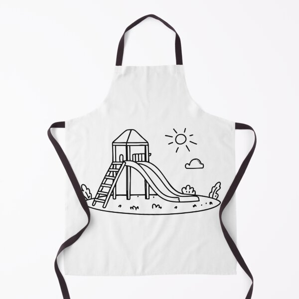Item preview, A slide placed near a water fountain in the park designed and sold by rasagamastore.
