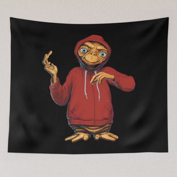 Artikelvorschau, E.T. versteckt sich in einer Portraitgrafik entworfen und verkauft von xtqzdpfove44.