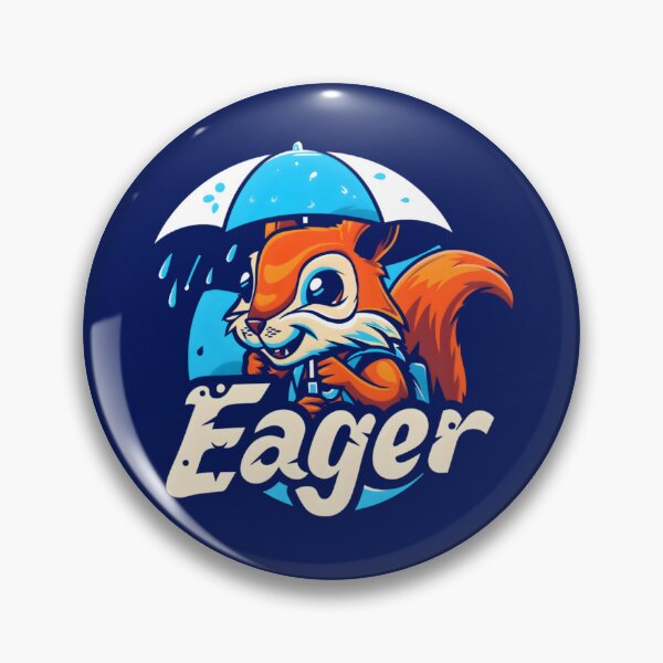 Item preview, Eager Squirrel with Umbrella in the Rain designed and sold by Jackflash2023.