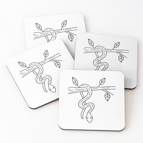 Item preview, A snake hanging from a tree branch designed and sold by rasagamastore.