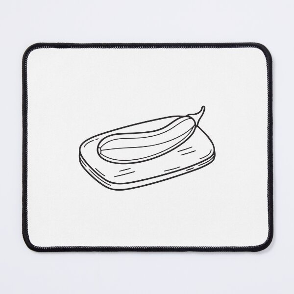 Item preview, A snake gourd resting on a chopping board designed and sold by rasagamastore.