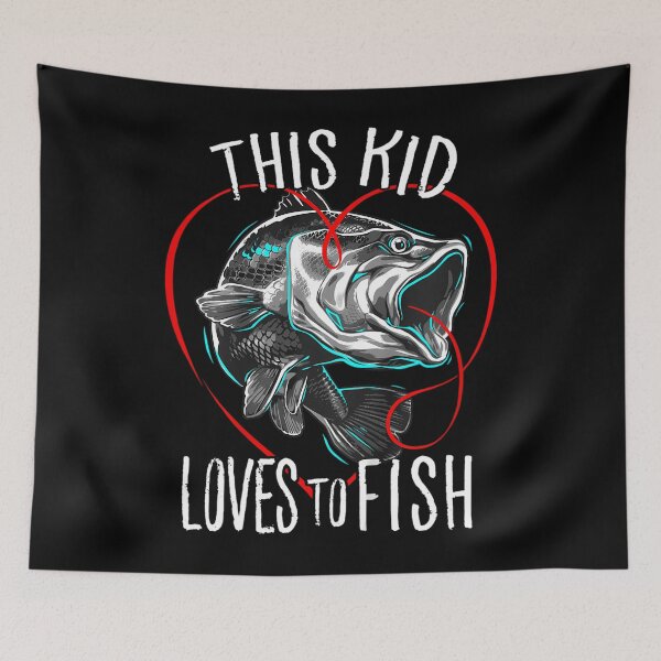 Item preview, Kids Fishing 	s 	 This Kid Loves to Fish 		 designed and sold by dqcuxrfij42.