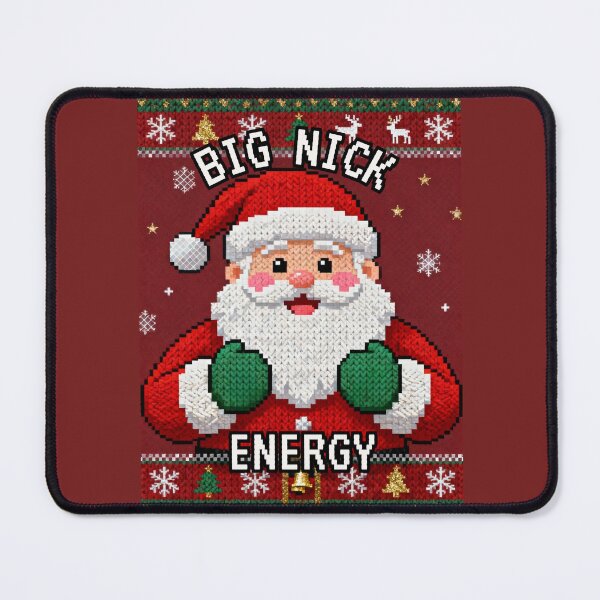 Item preview, Big Nick Energy Xmas Santa Claus St Nicholas Ugly Sweater designed and sold by SunfullyYours.