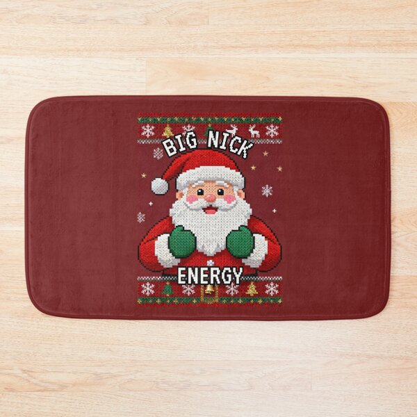 Item preview, Big Nick Energy Xmas Santa Claus St Nicholas Ugly Sweater designed and sold by SunfullyYours.