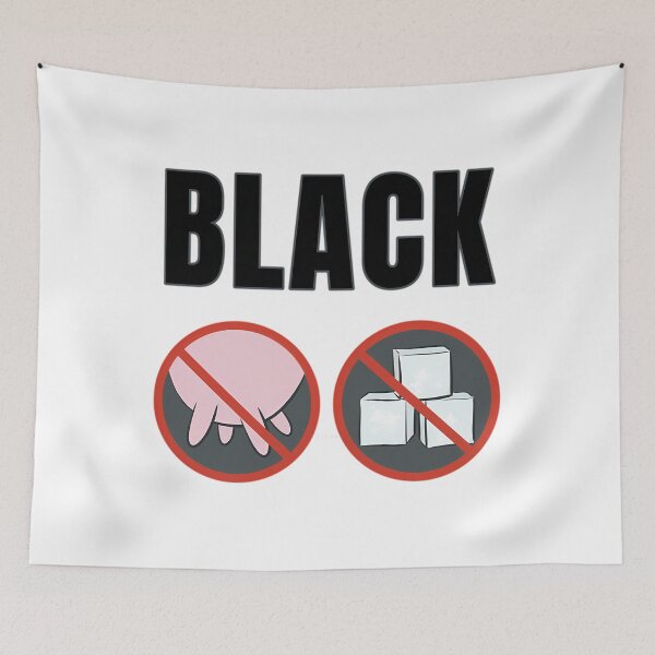 Item preview, Strong Black No Cream No Sugar - Funny Coffee Quotes  	 designed and sold by gatpbkonnyb21.
