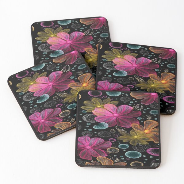 Item preview, Vibrant Blooms Underwater Scene Artwork  designed and sold by NivyasArtistry.