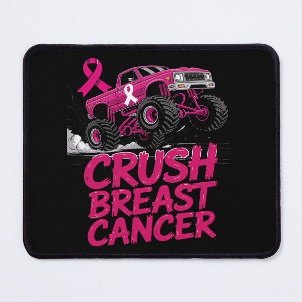 Item preview, Cute Crush Breast Cancer Awareness Monster Truck pink designed and sold by KingsLife1994.
