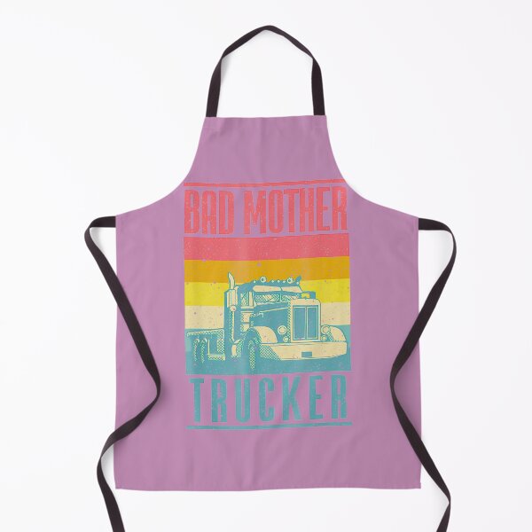 Item preview, Bad Mother Trucker Retro Vintage Semi Truck Driver By Merch, Limited Edition, Perfect Gift For You designed and sold by Alyssa Riddle.