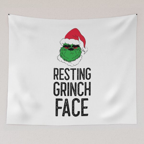 Item preview, Resting Grinch Face designed and sold by selenaannah.