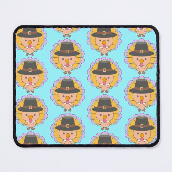 Item preview, Cute Thanks Giving turkey wearing pilgrim hat designed and sold by nuchz.