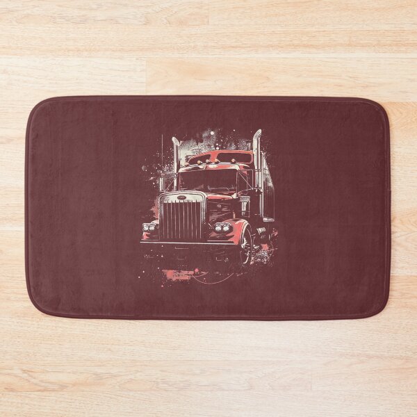 Item preview, Vintage Red Semi-Truck Art By Merch, Limited Edition, Perfect Gift For You And Friends designed and sold by Alyssa Riddle.