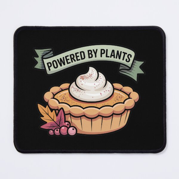 Item preview, Powered by Plants Pumpkin Pie • Vegan Thanksgiving Dessert designed and sold by Blok45.