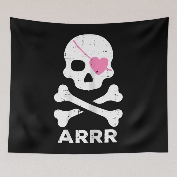 Item preview, Arrr Pirate Heart Eyepatch Halloween 	 Toddler 	 Kids 		 designed and sold by xpgokbwznuo69.