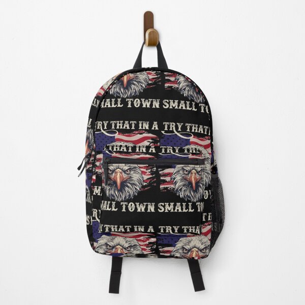 Item preview, Eagle American Flag Vintage Retro Try That In My Town designed and sold by xtqzdpfove44.
