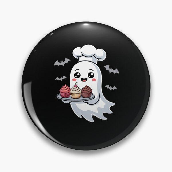 Item preview, Cute Ghost Chef Baker Halloween Spooky Baking Costume designed and sold by KingsLife1994.