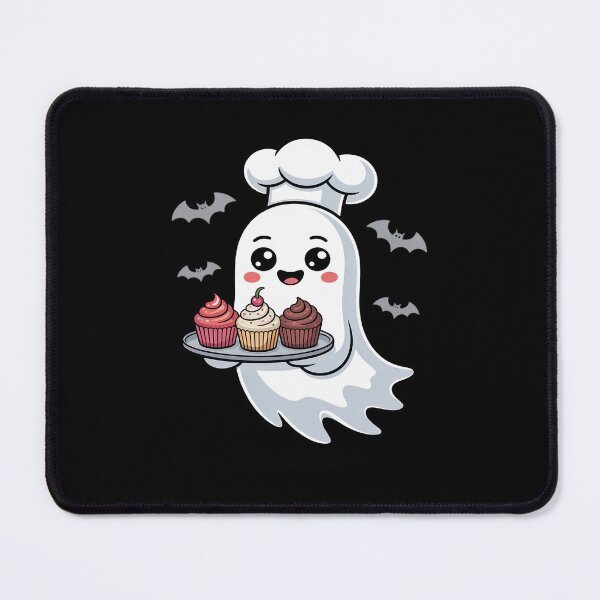 Item preview, Cute Ghost Chef Baker Halloween Spooky Baking Costume designed and sold by KingsLife1994.