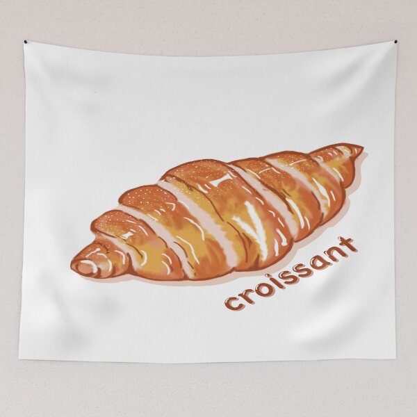 Item preview, Freshly Baked Croissant | French Pastry Foodie Art designed and sold by Star Soulofficial.