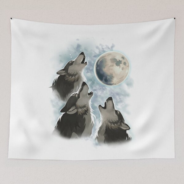 Item preview, Three Wolfie Moon designed and sold by selenaannah.
