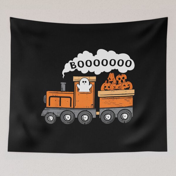 Item preview, Halloween Train Boo Funny Ghost Pumpkin Toddler Kids 	 		 designed and sold by yowsprguljb36.