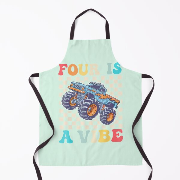 Item preview, Four Is A Vibe Monster Truck Birthday Boy By Merch, Limited Edition, Perfect Gift For You And Frien designed and sold by Shelby Hines.