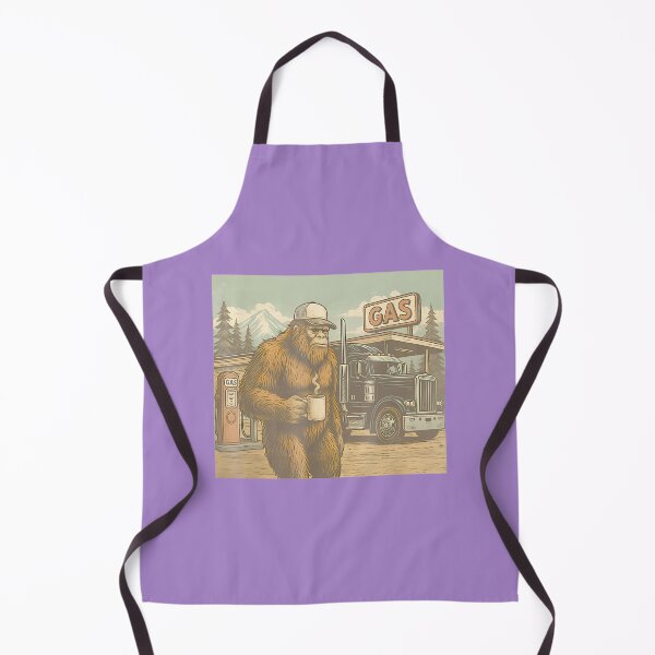 Item preview, Bigfoot Trucker Coffee Break By Merch, Limited Edition, Perfect Gift For You And Friends designed and sold by Shelby Hines.