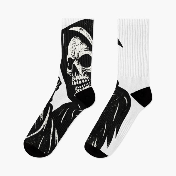 Item preview, Grim Reaper Grunge Skull Dark Gothic Brush Art designed and sold by kaleevfidonea.