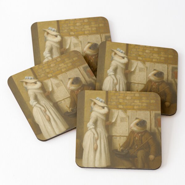 Item preview, A Girl Buying a Ballad – Guinea Pig Edition (After Henry Walton) designed and sold by gandolfwizard.
