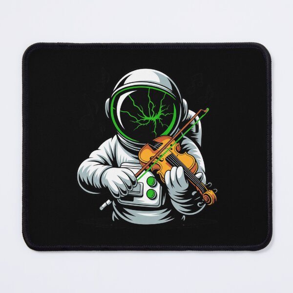 Item preview, Graveyard Music Astronaut – Spooky Halloween Violin Space Design designed and sold by ColorSplash123.