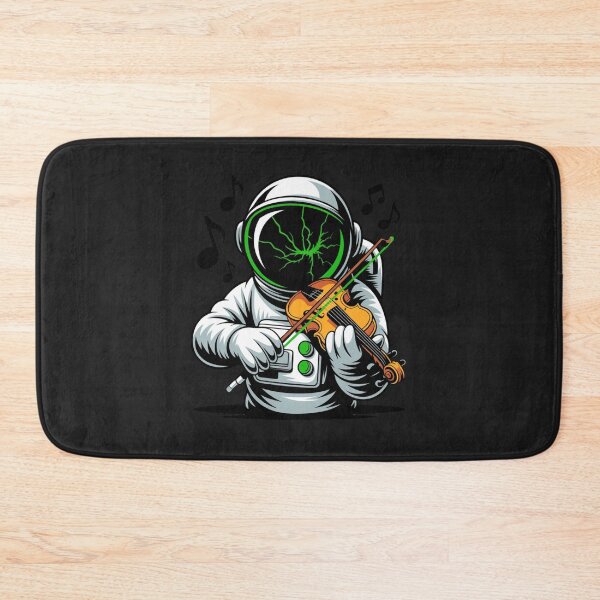 Item preview, Graveyard Music Astronaut – Spooky Halloween Violin Space Design designed and sold by ColorSplash123.