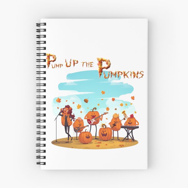 Item preview, Pump Up the Pumpkins – Funny Autumn Cartoon Band designed and sold by Tgrudzin Design.
