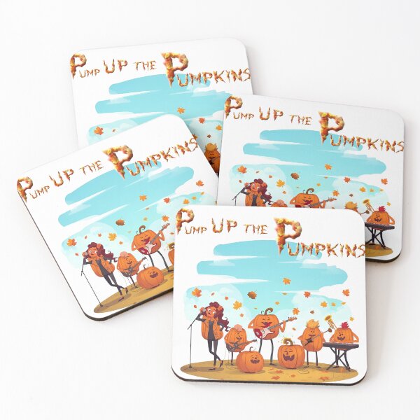 Item preview, Pump Up the Pumpkins – Funny Autumn Cartoon Band designed and sold by Tgrudzin Design.