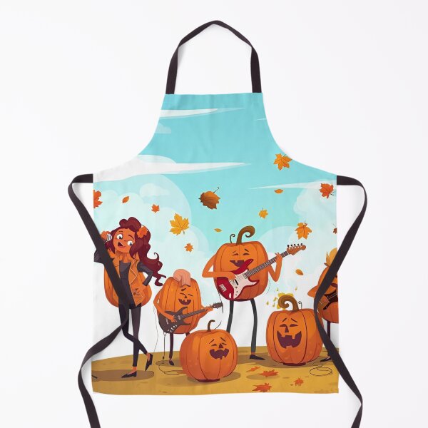 Item preview, Pump Up the Pumpkins – Funny Autumn Cartoon Band designed and sold by Tgrudzin Design.