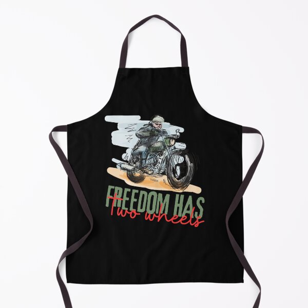 Item preview, Redbubble - Freedom has two wheels -Premium motorcycling designed and sold by IronClaw-POD.