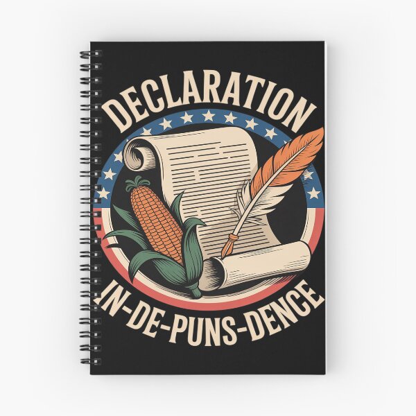 Item preview, Declaration of In-de-puns-dence USA Flag America 4th Of July designed and sold by BlackStars3Neon.
