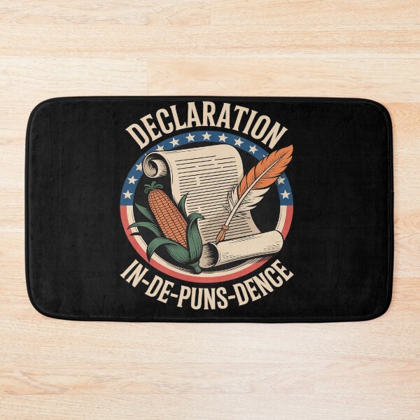Item preview, Declaration of In-de-puns-dence USA Flag America 4th Of July designed and sold by BlackStars3Neon.