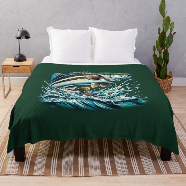 Item preview, Jumping Largemouth Bass Predator Angler designed and sold by Ecmoprints.