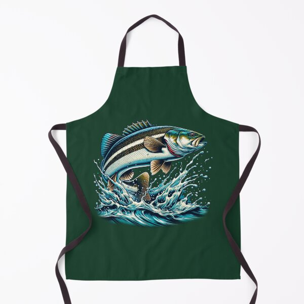 Item preview, Jumping Largemouth Bass Predator Angler designed and sold by Ecmoprints.