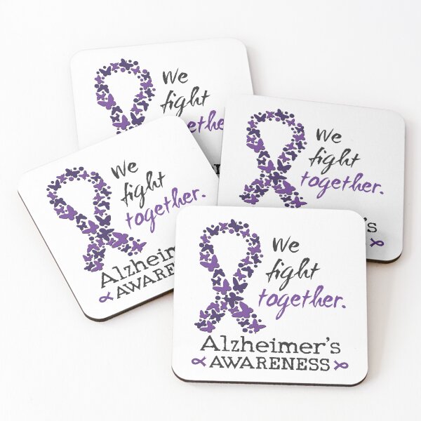 Item preview, We fight together - Alzheimer awareness designed and sold by HandicraftArt.