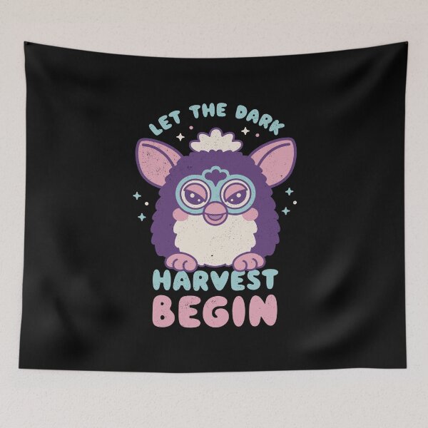 Item preview, Let The Dark Harvest Begin - Creepy Cute Retro Toy - Dark Humor Pastel Goth designed and sold by Nemons.