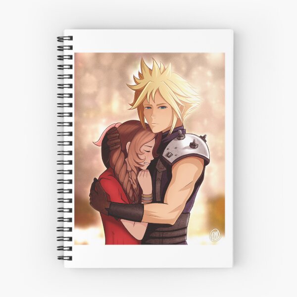 Item preview, Aerith and Cloud Embrace in the Church designed and sold by RyMoltArt.