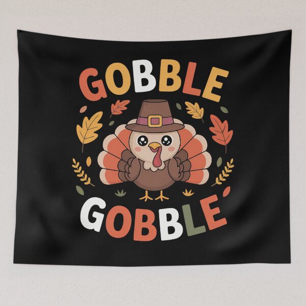 Item preview, Gobble Turkey Day Happy Thanksgiving Women Toddler Girl Boy designed and sold by LeeEvans222.